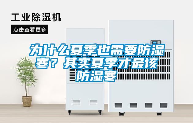 為什么夏季也需要防濕寒？其實夏季才最該防濕寒