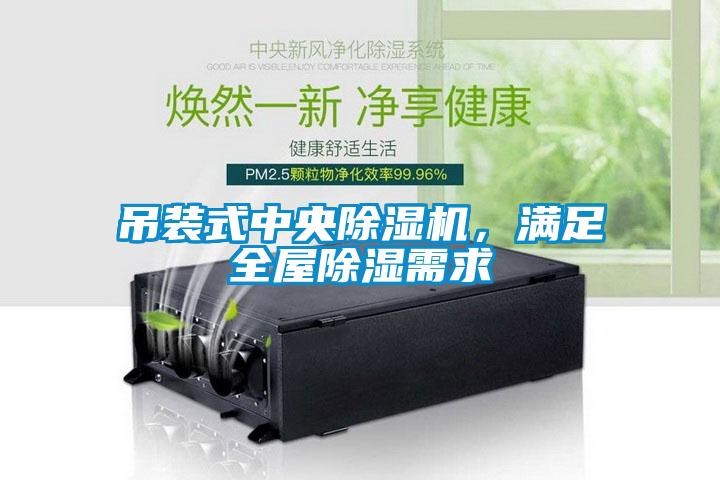 吊裝式中央除濕機(jī)，滿足全屋除濕需求
