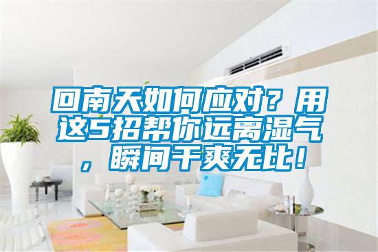 回南天如何應(yīng)對(duì)？用這5招幫你遠(yuǎn)離濕氣，瞬間干爽無比！