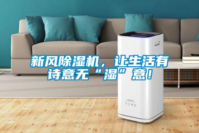 新風(fēng)除濕機(jī)，讓生活有詩(shī)意無(wú)“濕”意！