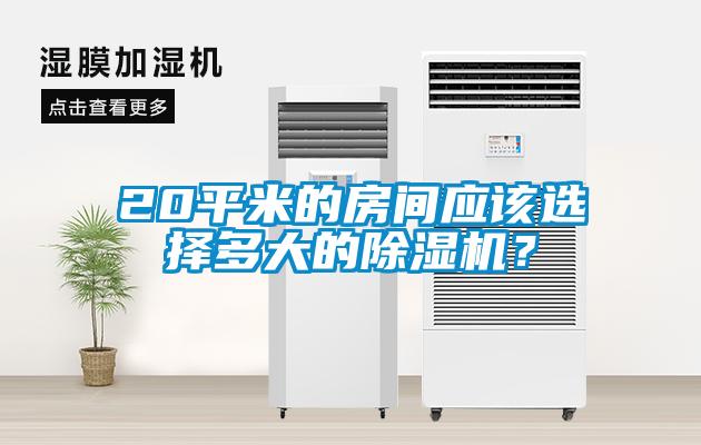 20平米的房間應(yīng)該選擇多大的除濕機？