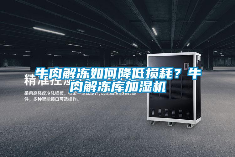 牛肉解凍如何降低損耗？牛肉解凍庫加濕機
