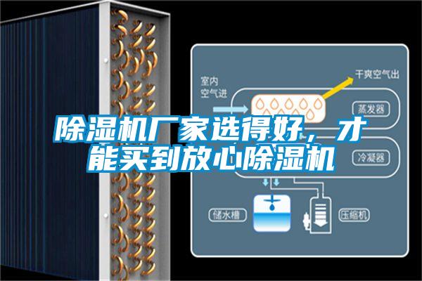 除濕機廠家選得好,才能買到放心除濕機