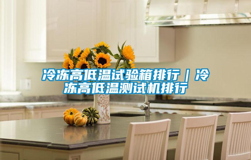 冷凍高低溫試驗箱排行|冷凍高低溫測試機(jī)排行