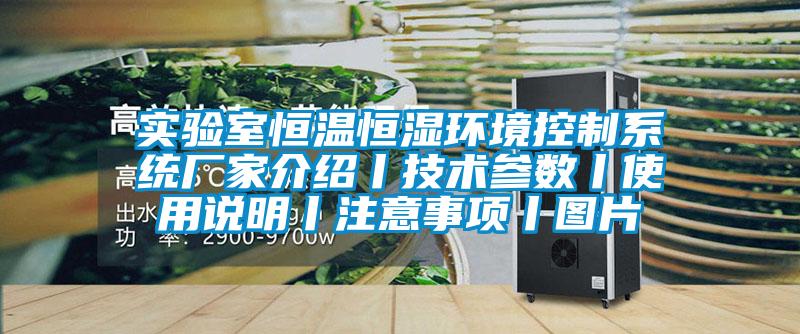 實驗室恒溫恒濕環(huán)境控制系統(tǒng)廠家介紹丨技術(shù)參數(shù)丨使用說明丨注意事項丨圖片