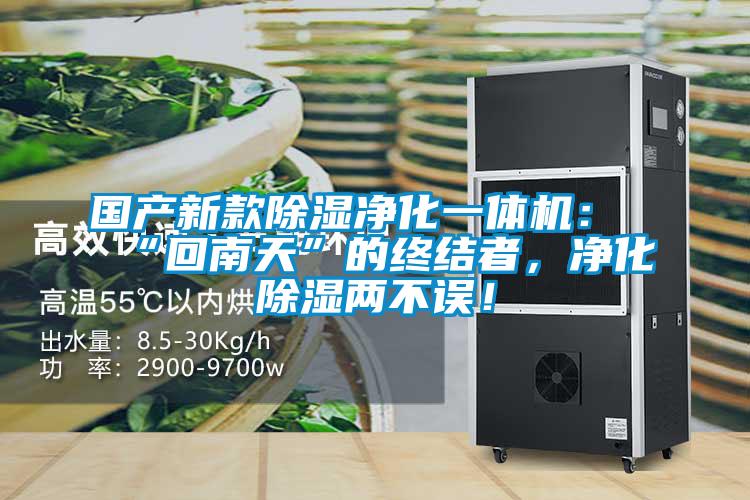 國產新款除濕凈化一體機：“回南天”的終結者，凈化除濕兩不誤！
