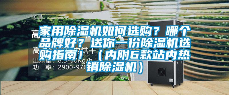 家用除濕機如何選購?哪個品牌好?送你一份除濕機選購指南!(內附6款站內熱銷除濕機)