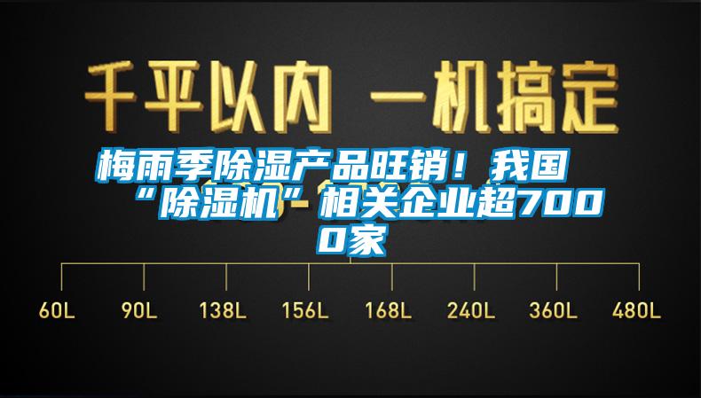 梅雨季除濕產(chǎn)品旺銷！我國“除濕機”相關企業(yè)超7000家