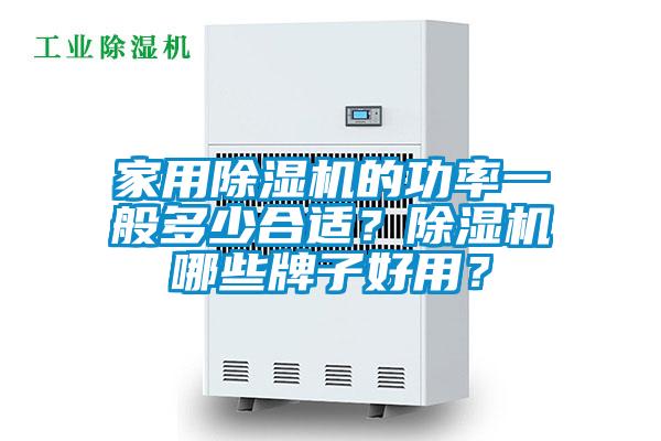家用除濕機的功率一般多少合適?除濕機哪些牌子好用?