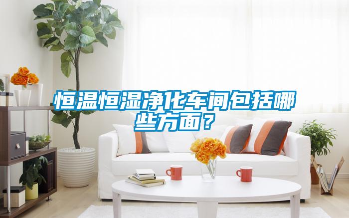 恒溫恒濕凈化車間包括哪些方面？