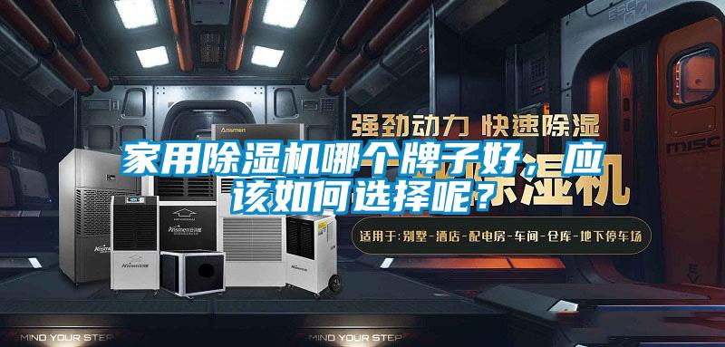 家用除濕機哪個牌子好,應該如何選擇呢?