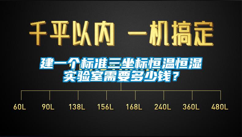 建一個標(biāo)準(zhǔn)三坐標(biāo)恒溫恒濕實驗室需要多少錢？