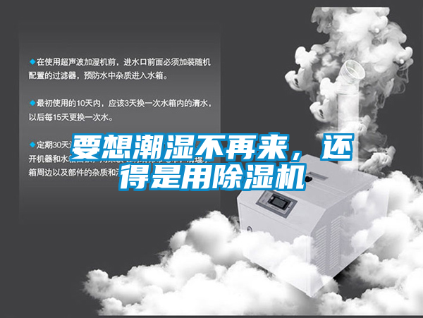 要想潮濕不再來，還得是用除濕機