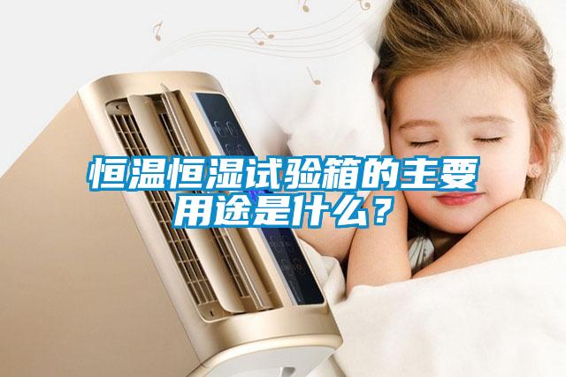恒溫恒濕試驗(yàn)箱的主要用途是什么？