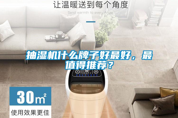 抽濕機什么牌子好最好，最值得推薦？