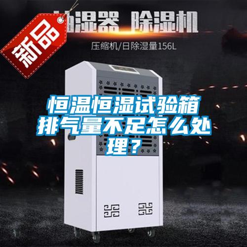 恒溫恒濕試驗箱排氣量不足怎么處理？