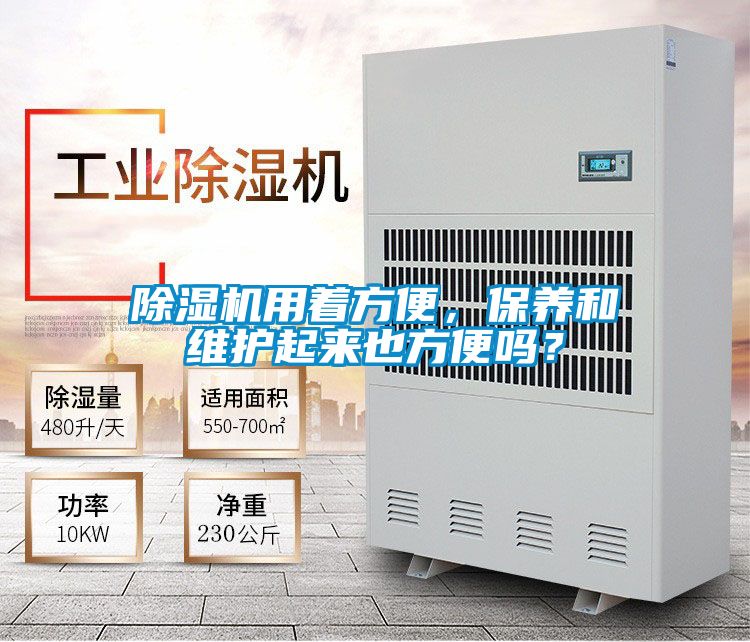 除濕機用著方便，保養和維護起來也方便嗎？