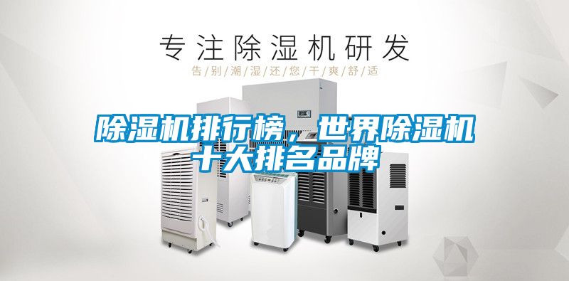 除濕機排行榜，世界除濕機十大排名品牌