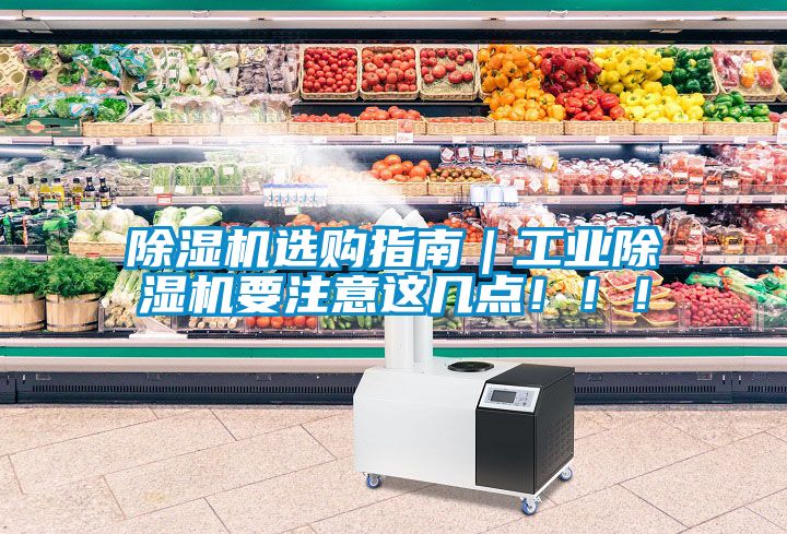除濕機選購指南｜工業(yè)除濕機要注意這幾點?。?！